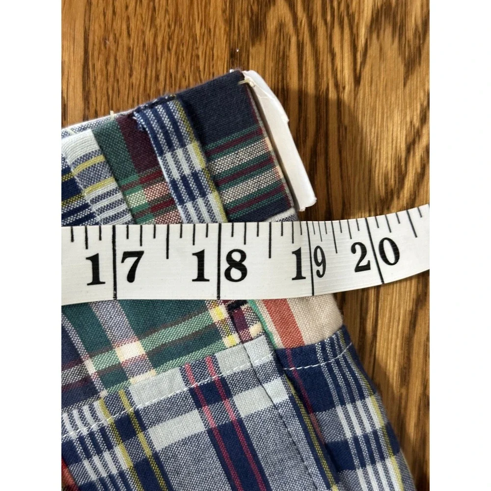 Jos. A. Bank Executive Windsor Patchwork Madras Plaid Cotton Pants 38R/33 New